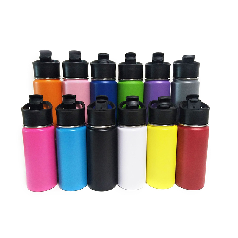 16oz New Style Muliticolored Insulated Sports Thermo Flask Portable Stainless Steel Tumbler