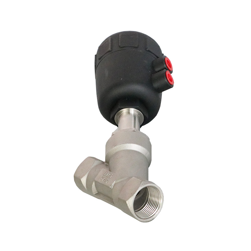 Female Pneumatic Stainless Steel Angle Seat Valve