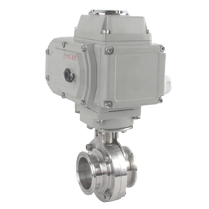Sanitary Butterfly Valve with Electric Acutator
