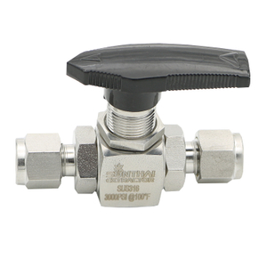 SS316 2 Way Compression Ball Valve PSI 3000