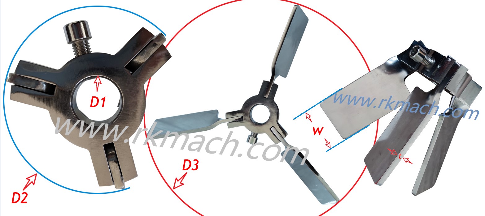 offer IBC mixer folding mixer foldable blade foldable agitator