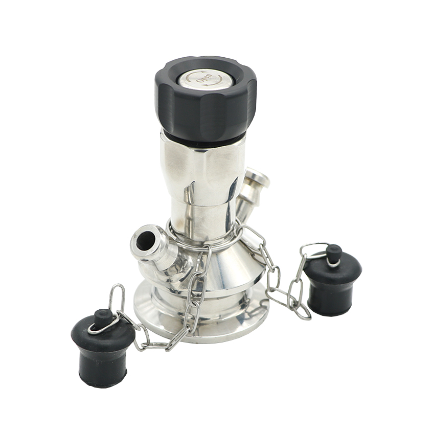 Aseptic Sampling Valve with Tri-Clamp Automatic Return Type