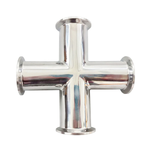 Tri Clamp Cross 4 Way Sanitary Tube Fittings