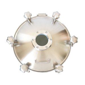 Sanitary Round Manway with Sight Glass