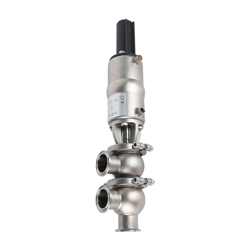 Stainless Steel Clamped Pneumatic Single Divert Seat Valve