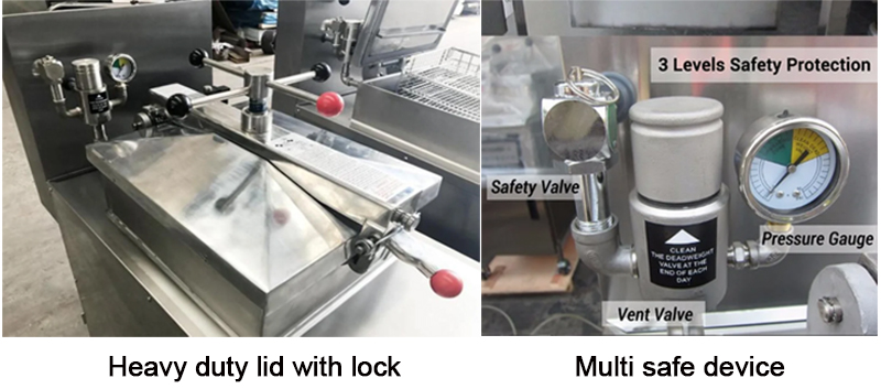 pressure fryer machine