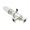 Sanitary Manual Tri Clamped Safety Valve 
