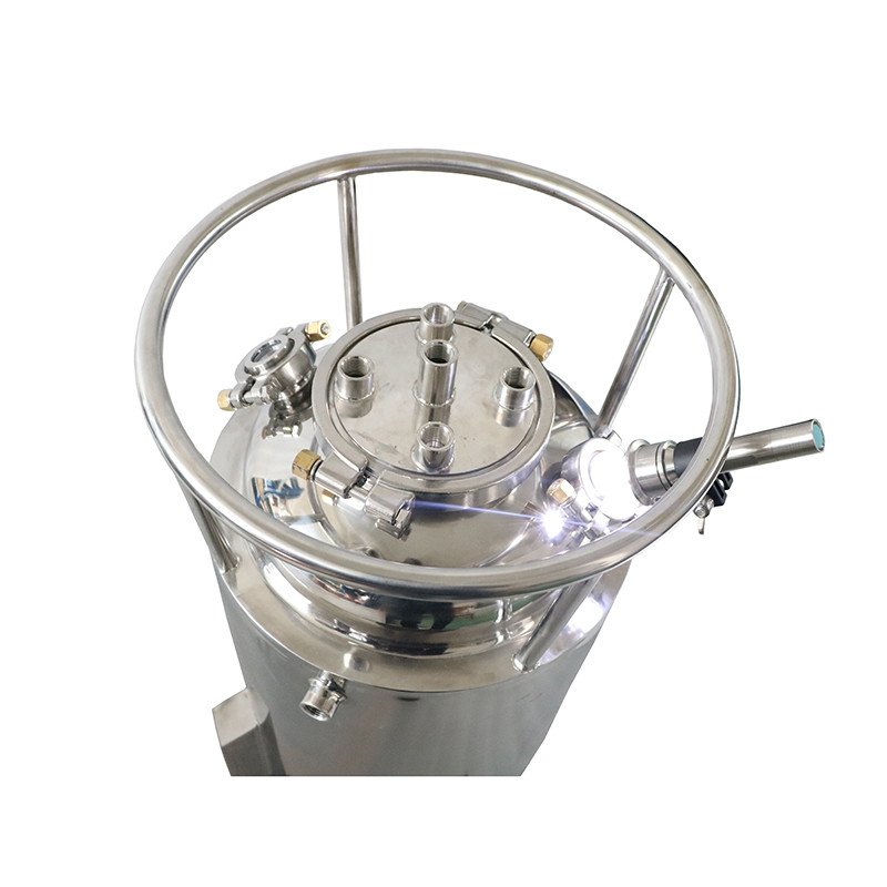 50lb Double Jacketed Solvent Tank with Casters