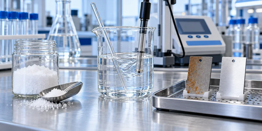 Kr&icirc;stal&ecirc;n potassium binoxalate, &ccedil;areseriya av&icirc; &ucirc; dermankirina r&ucirc;bera metal&ecirc; ya laborat&icirc;f