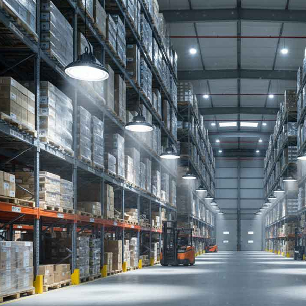 Mga bodega at logistics center