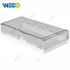 118 4 Way Transparent /blue/white Special Size Style PS/ABS Material Waterproof Box