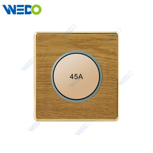 K8 Series Acrylic 45A Switch with LED Light Ring 250V Light Electric Wall Switch Socket Home Switches Twist Pattern