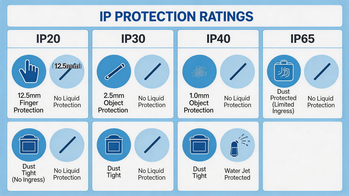 Ip Conversion Chart IP20-classificatie uitgelegd: wat het betekent voor wandgemonteerde ...