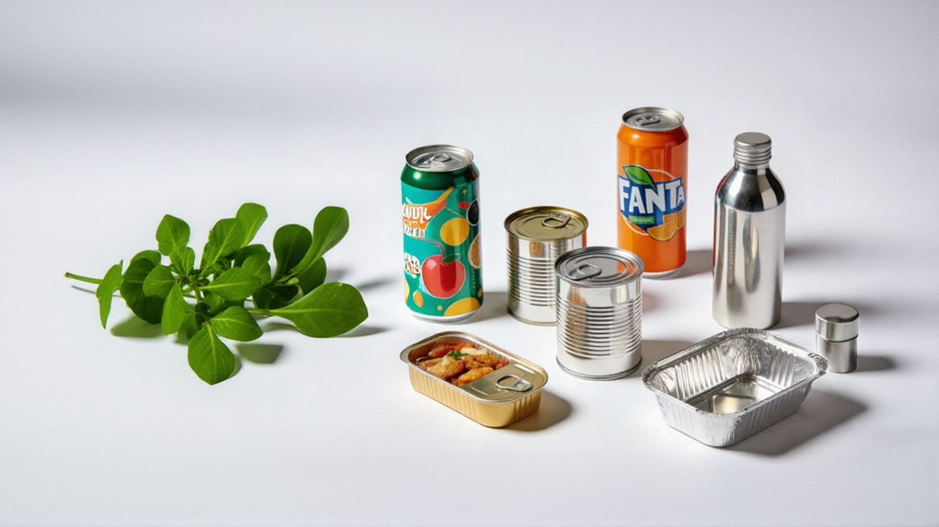Coated aluminum foil for food and beverage packaging