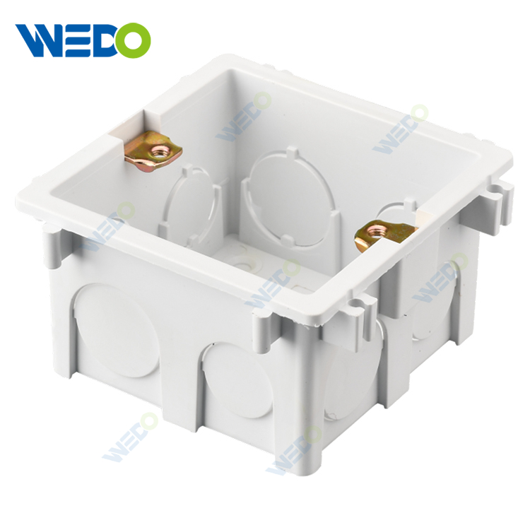 5 Different Colors Plastic Concealed 86 Type White Wall Switch Box