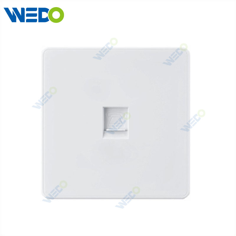 C85 Wall Switch Push On Off UK Standard Electric Switch Socket UK Standard White Gold TEL SOCKET/ DOUBLE TEL SOCKET