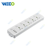 5 Way Universal Extension Wire Socket with 6 Button Control with 3USB