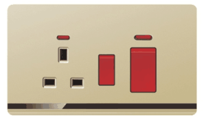Ultra Slim Switch Socket Cooker Unit Socket Innovative Design Generous Appearance W4 Series Switch Socket 