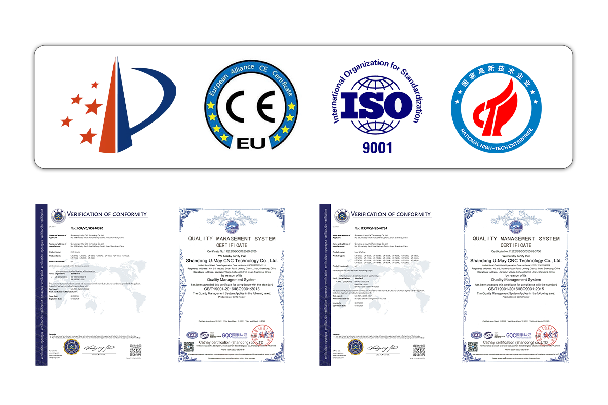 certifica&ccedil;&atilde;o de roteador para marcenaria CNC 