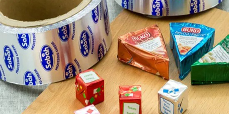 Heat-seal lacquered aluminum foil for food packaging