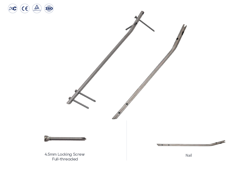 Tibial Intramedullary Kuku jeung Ngonci Screw System