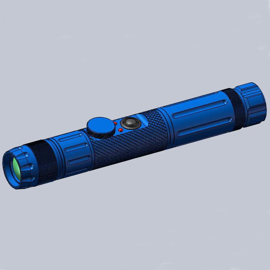 Luz LED azul patenteada AIMLASER (1)