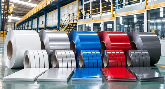 Custom color matching and coated aluminum