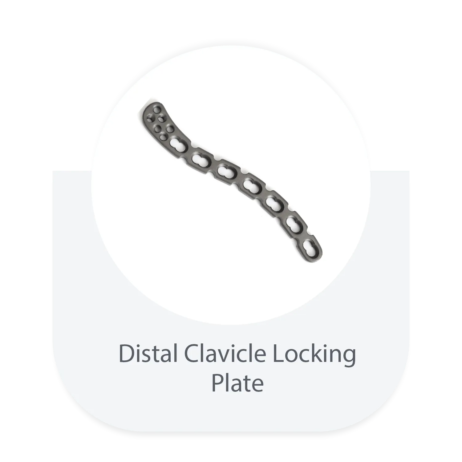 Distale Clavicle Sperrplack