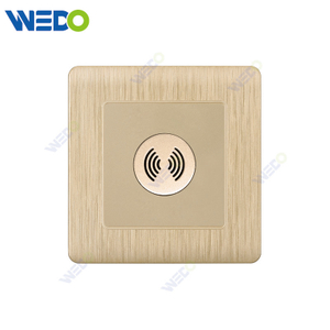 C20 86mm*86mm Home Switch White/silver/gold VOICE CONTROL SWITCH Light Electric Wall Switch PC Cover with IEC Certificate