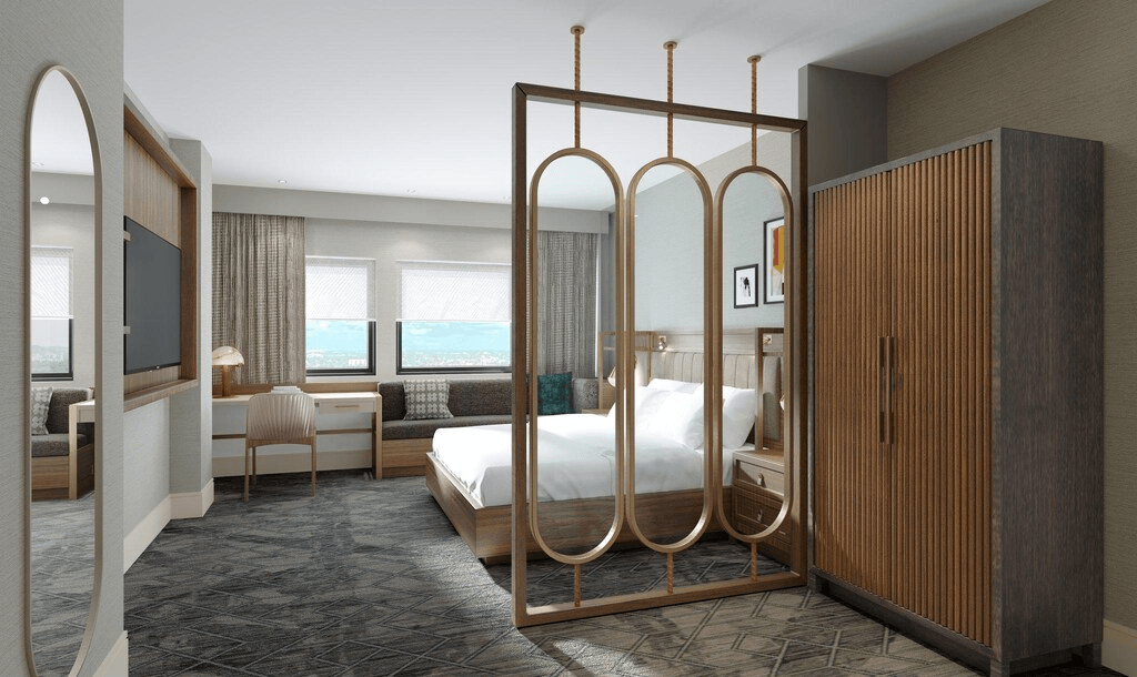 Ma&szlig;geschneiderte Hotelm&ouml;bel f&uuml;r das InterContinental-Hotelzimmer
