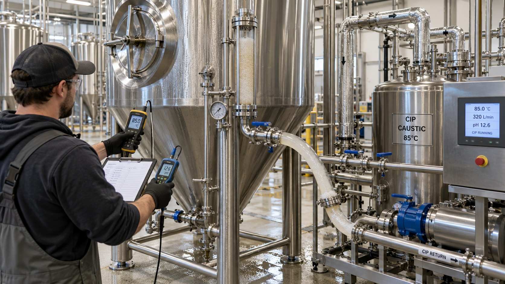 Jak vyčistit pivovarskou fermentor | Zjednodušen&yacute; průvodce CIP pro mal&eacute; pivovary