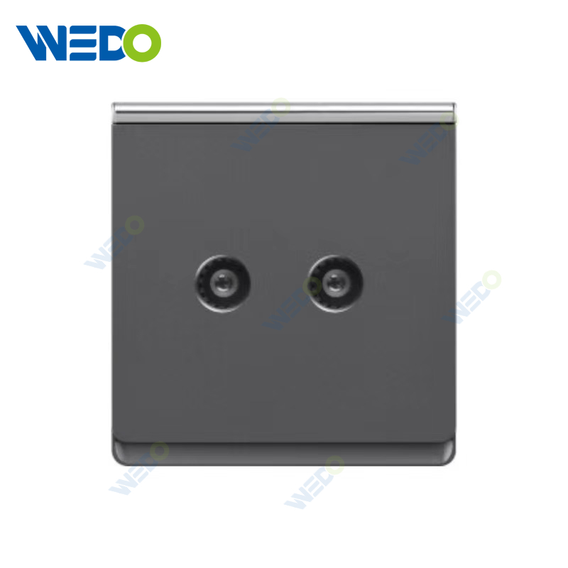 British Standard High Quality TV/Double TV/TV+TEL Wall Switch Electrical Socket