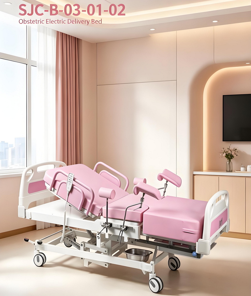 Tempat Tidur Persalinan Obstetri Listrik Profesional untuk Rumah Sakit dan Pusat Bersalin (1)