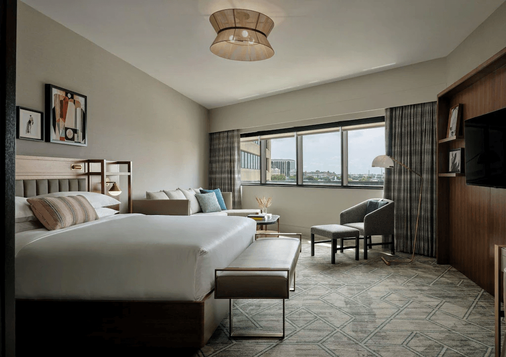 Das komplette Set an G&auml;stezimmerm&ouml;bell&ouml;sungen, ma&szlig;geschneidert f&uuml;r das InterContinental Hotel