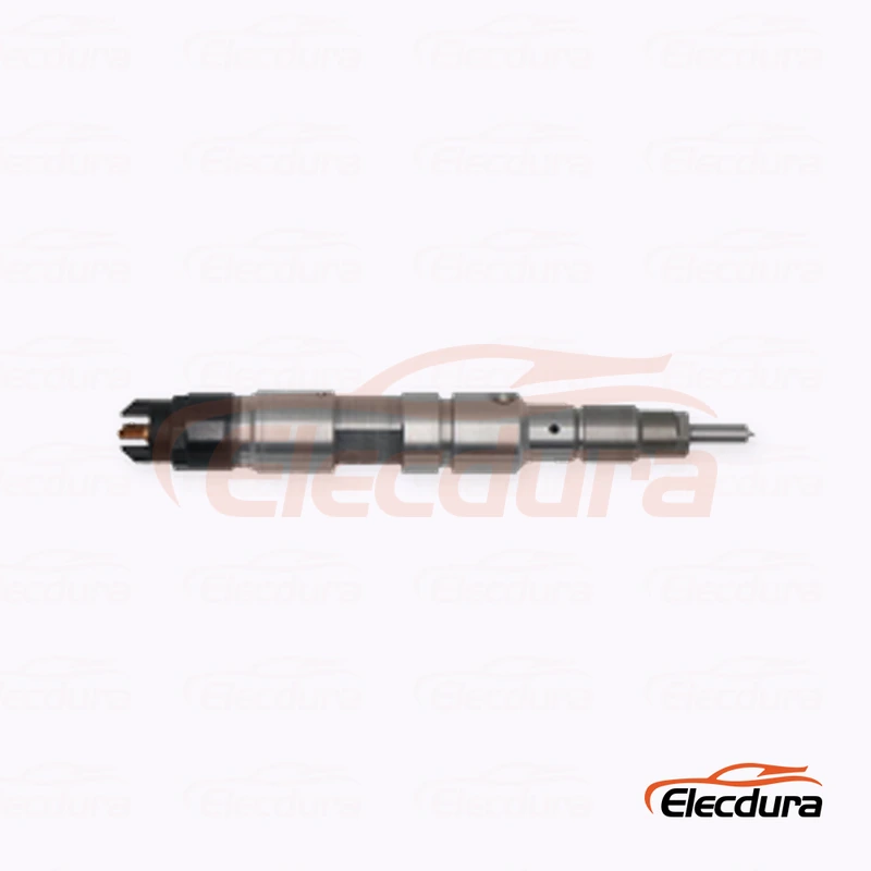 Vedere laterală de catalog a unui injector diesel listat la referința Elecdura 0445120186