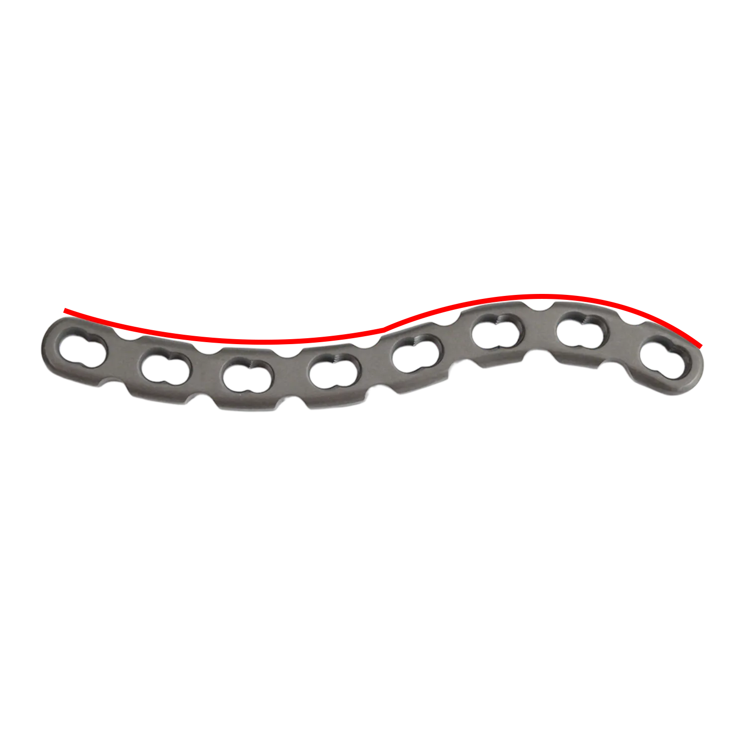Anatomesch S-Kurve Kontur vun der Clavicle Sperrplack