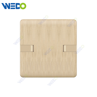 C20 86mm*86mm Home Switch White/silver/gold 45A OUTLET Light Electric Wall Switch PC Cover with IEC Certificate