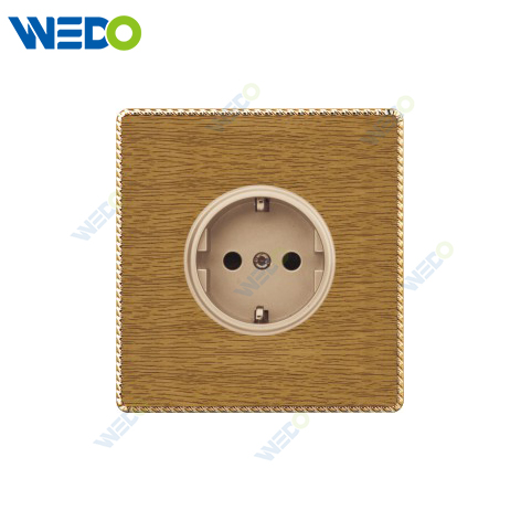 K8 Series Acrylic Germany Socket 250V Light Electric Wall Switch Socket Home Switches Twist Pattern