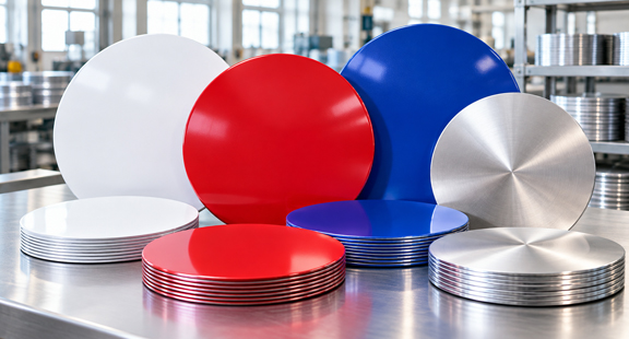 Prepainted aluminum circles