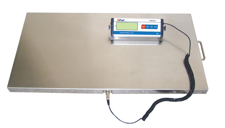 FCW animal weighing pet/vet/dog/livestock scale with stainless steel platform