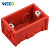 British Standard Good Quality Pvc Electrical Double Gang Junction Box Switch Box 