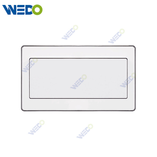 C73 86 146 BLANK PLATE Wall Switch Switch Wall Switch Socket Factory Simple Atmosphere Made In China 4 Gang 4 Wire 