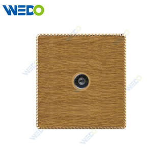 K8 Series Acrylic TV / Double TV 250V Light Electric Wall Switch Socket Home Switches Twist Pattern