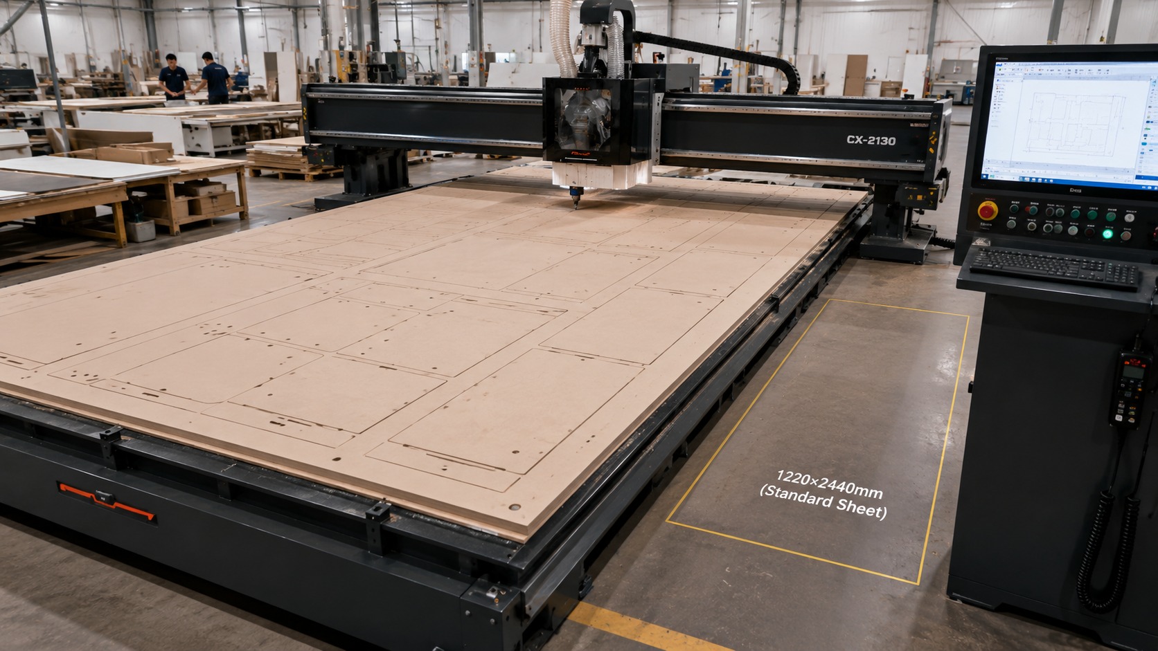 superstar 2130 ATC CNC router šatn&iacute; skř&iacute;ň tov&aacute;rna Braz&iacute;lie