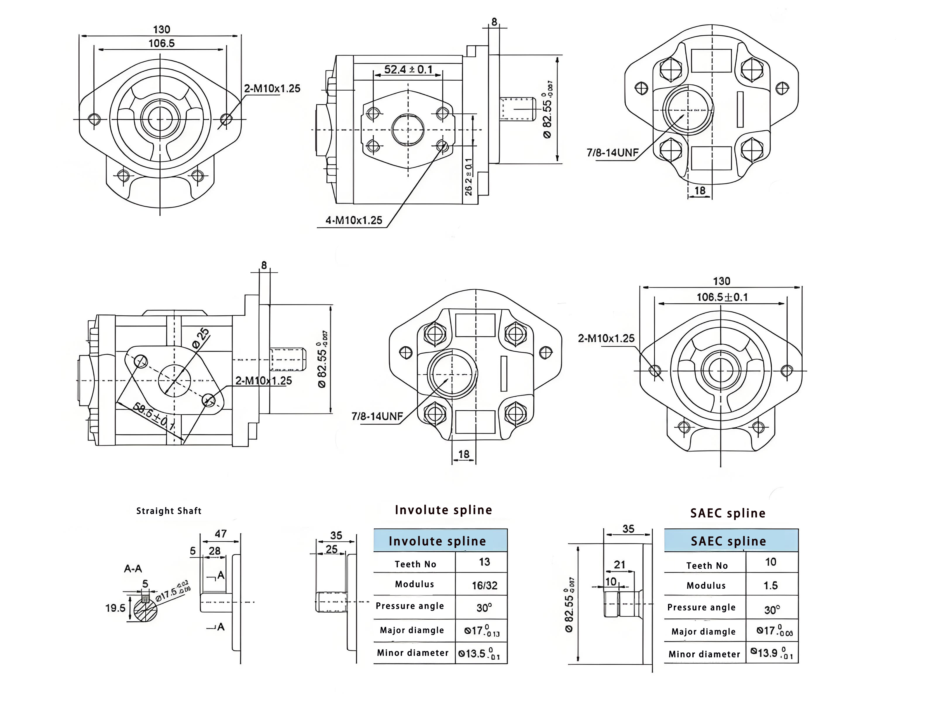 KZP4 - Hydraulick&eacute; zubov&eacute; čerpadlo řady KRP4