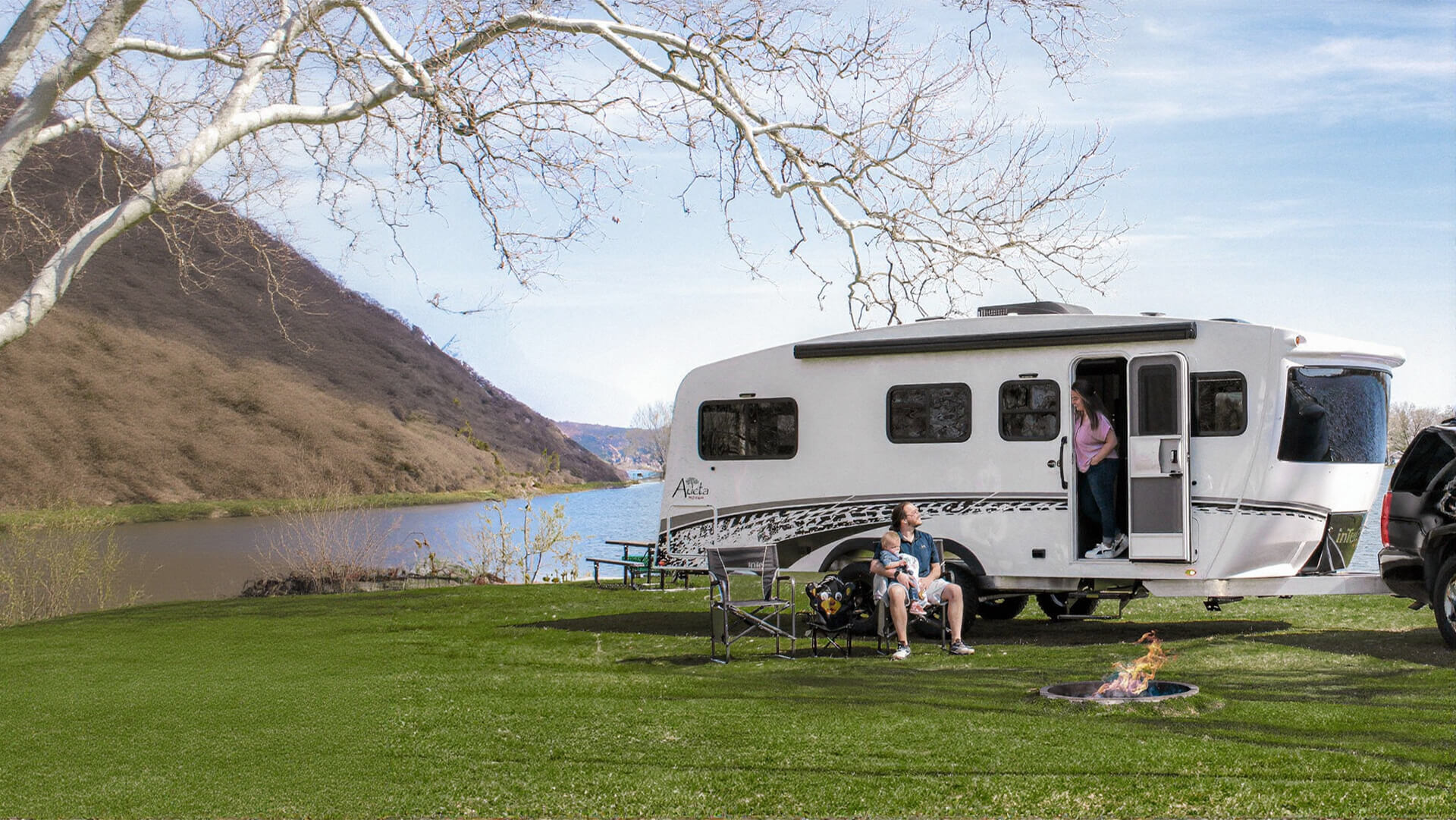Prepainted aluminum for semi-trailers and recreational vehicle bodies