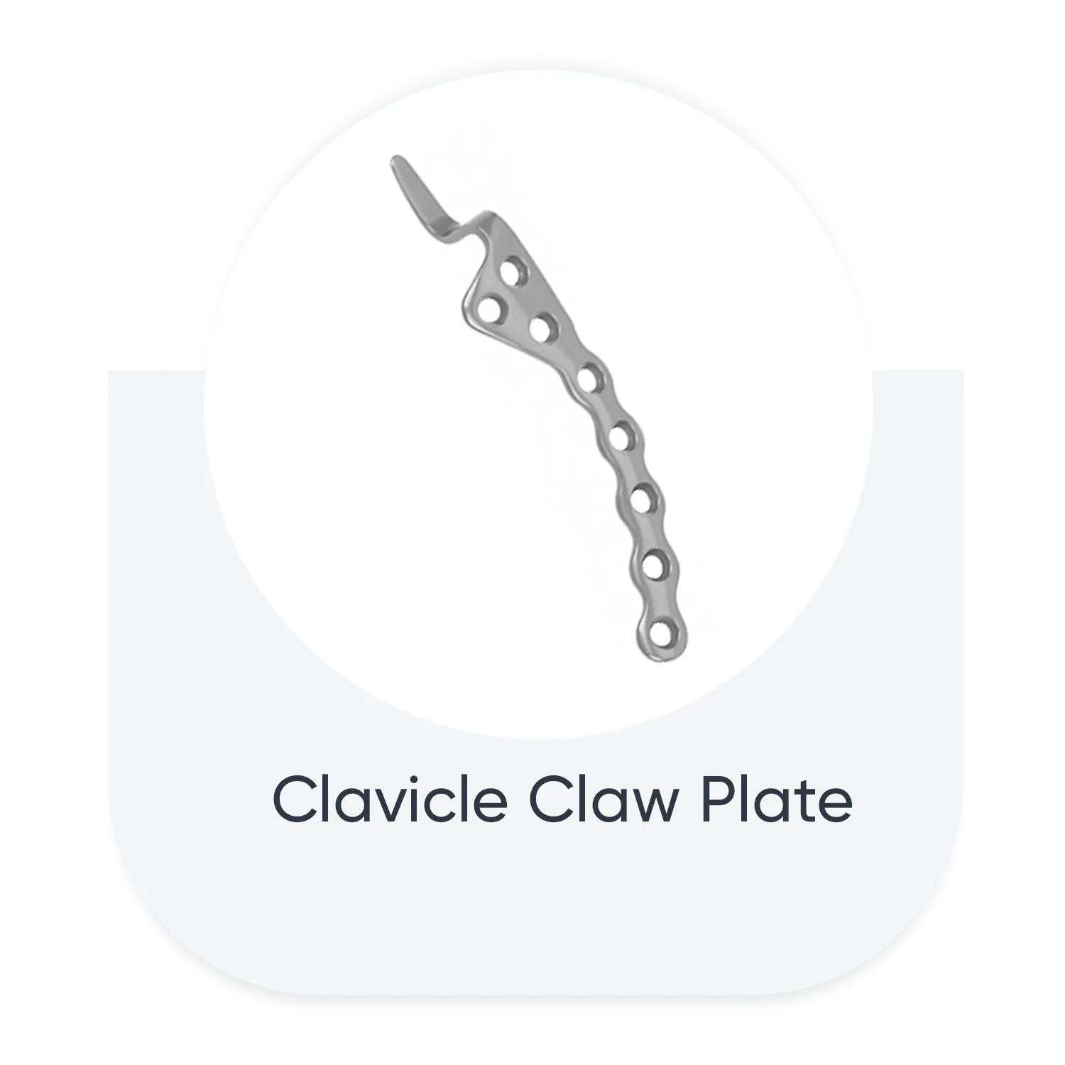 Clavicle Klauen Plack
