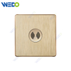 C72 China VOICE CONTROL Electric Push Button Light Wall Switch Many Colors White Silver Gold with Chrome