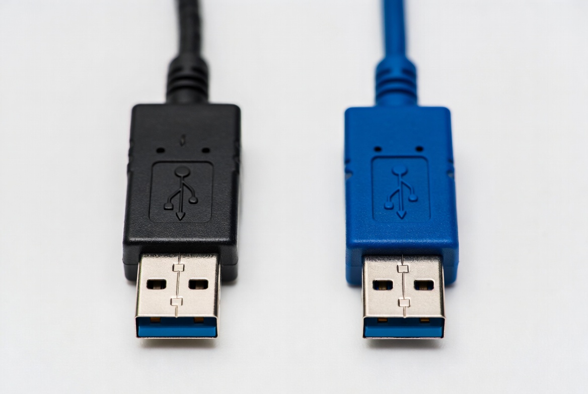 Comparaison des prises USB 2.0 et USB 3.0