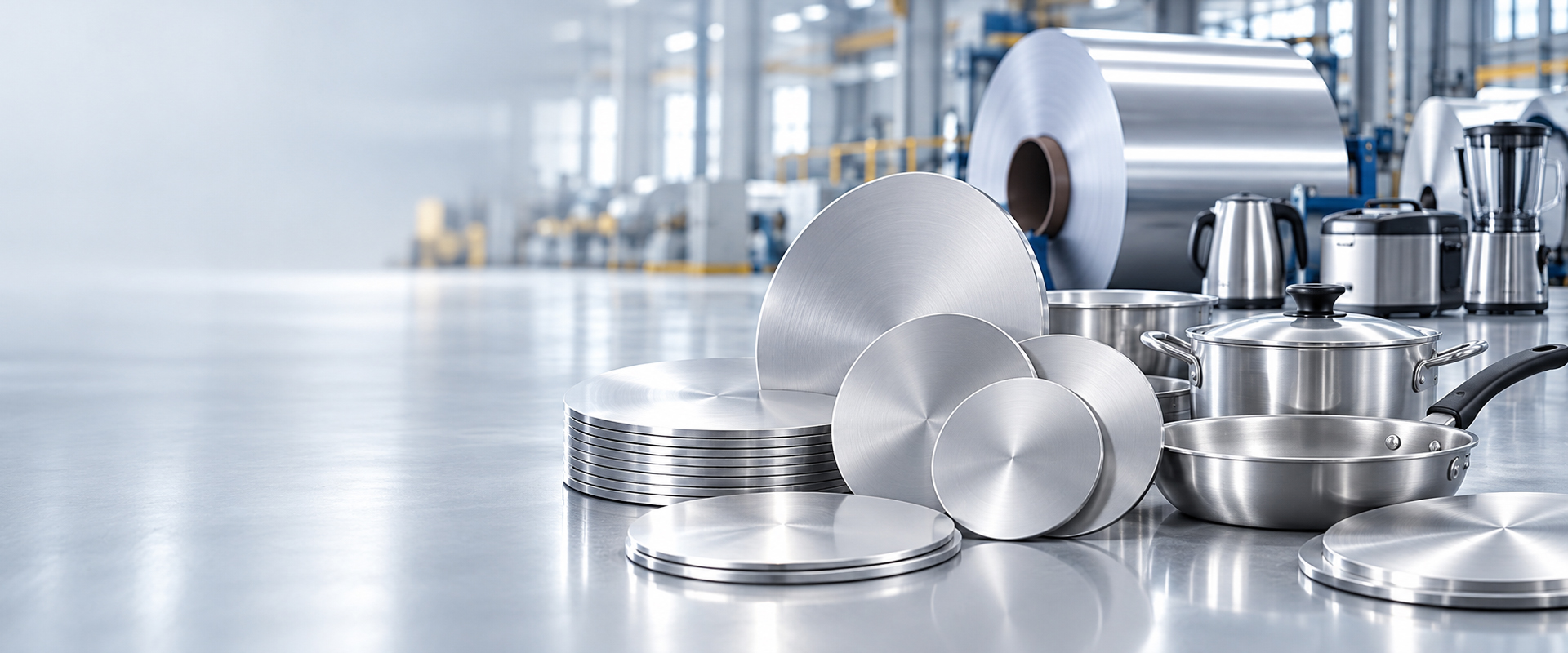 Aluminum circles for cookware and consumer products